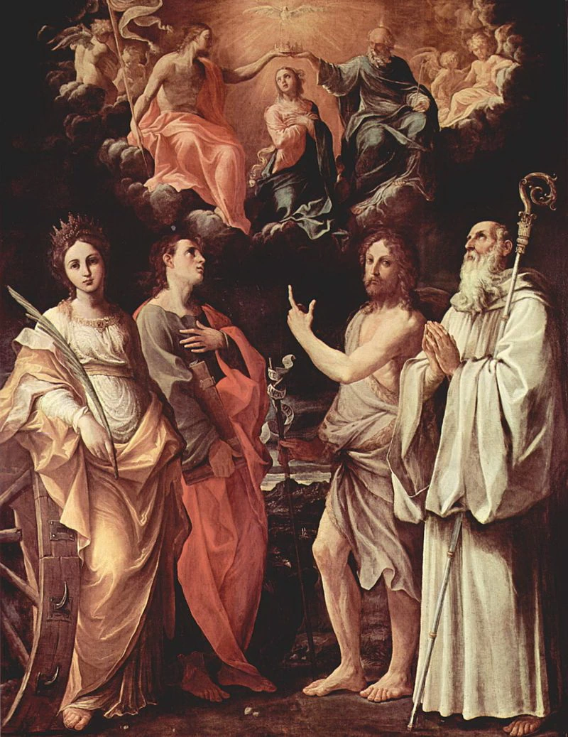48-Coronazione di Maria e santi 